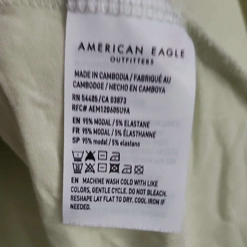 American Eagle Outfitters NWT Soft & Sexy V-Neck Tee- 2 Avail- Orange & Yellow - Picture 7 of 10